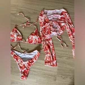 3 piece bikini set